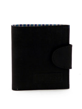 Black Wooster Leather Wallet