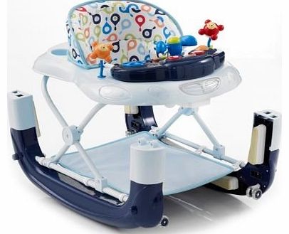 Cool My Child Walk N Rock Baby Walker - Blue -- Special Gift Wrapped Edition