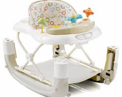 Marvelous My Child Walk N Rock Baby Walker - Neutral -- Special Gift Wrapped Edition
