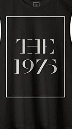 My Fashion Store NEW WOMEN THE 1975 BAND CELEBRITY INSPIRED VEST TOP UK SIZE 8-14 (M/L 12-14, BLACK)