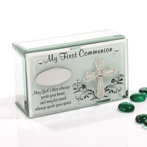 First Communion Engraved Trinket Box