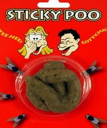 My Planet Soft amp; Sticky Rubber Realistic Fake Dog Poo Waste Turd Prank Poop Joke Fun Novelty