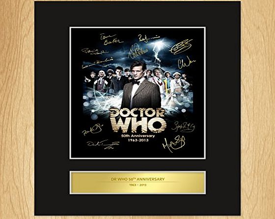 My Prints Dr Who Signed 50th Anniversary Collectable Display ALL DOCTORS