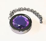 Jewel Bag Hook - Purple Crystal