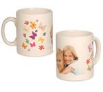 Mum mug (flowers butterflies)