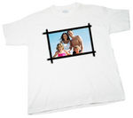 T-shirt with framed photo - XXL