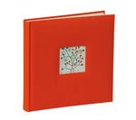 Traditional Bakari Fizz Photo Album with 60 pages - orange
