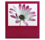 myPIX Traditional Flower Power Photo Album with 100 pages - pink