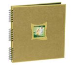 Traditional Zinia Photo Album with 60 pages - anise green (33x33cm)