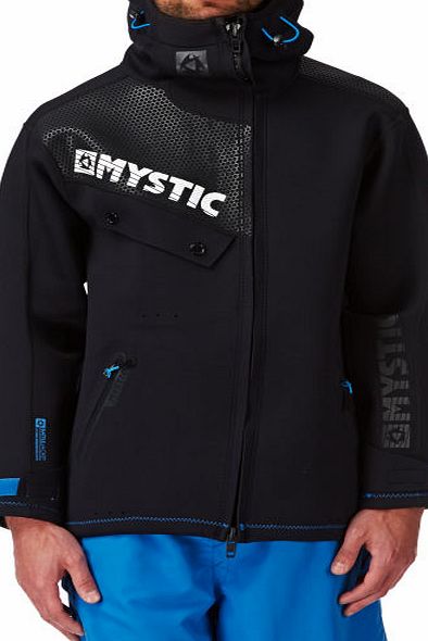 Mystic Mens Mystic Coast 2mm Hooded Wetsuit Jacket -