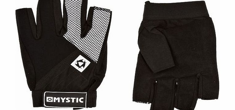 Mystic Neo Rash Short Finger Gloves - Black