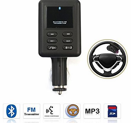 Great Value Car Mp3 Players Bluetooth Hands-free Car Kit FM Transmitter 28B