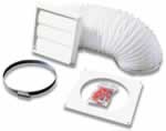 5andquot; x 1m Cooker Hood Venting Kit