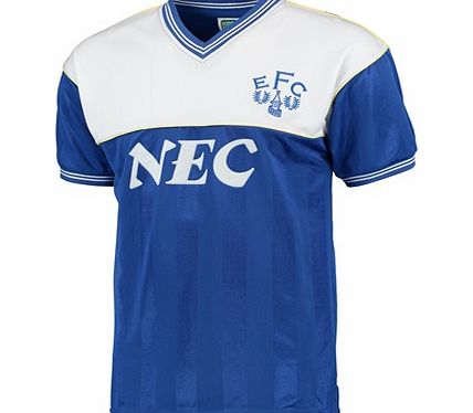 n/a Everton 1986 Shirt - Blue/White EVE0986