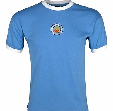 Manchester City 1970 Retro Home Shirt - Number 8