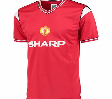 n/a Manchester United 1985 Retro Home Shirt - Red