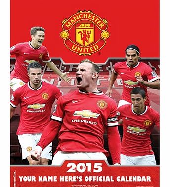 Manchester United 2015 Personalised Calendar
