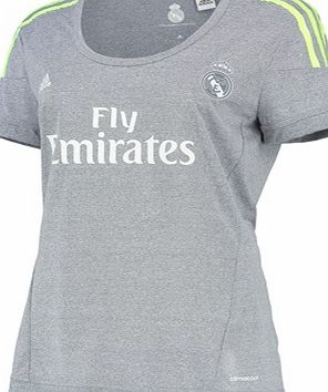 n/a Real Madrid Away Shirt 2015/16 - Womens - Grey