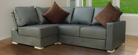 Lear Armless Compact Corner Sofa Bed - Under