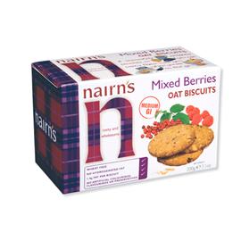 nairns Mixed Berry Oat Biscuits - 200g
