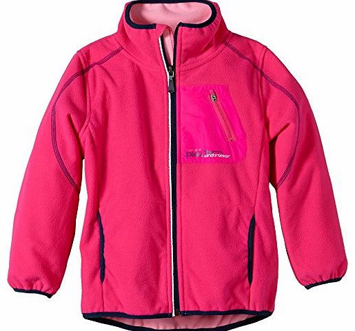 Name It Girls 13101988 Mambo Kids Fleece Fo 314 Jacket, Pink (Pink Glo), 5 Years (Manufacturer Size: 110)