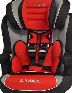 Nania Imax Group 1-2-3 Car Seat - Agora Carmin