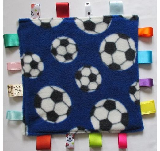 Baby taggie security comforter blanket - Football
