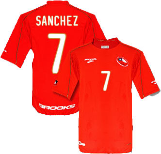 National teams  2010-11 Chile World Cup Home Shirt (Sanchez 7)