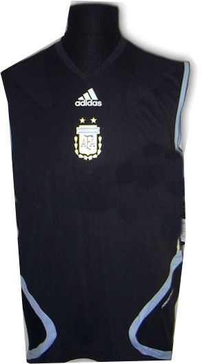 National teams Adidas 08-09 Argentina Sleeveless Top (black)