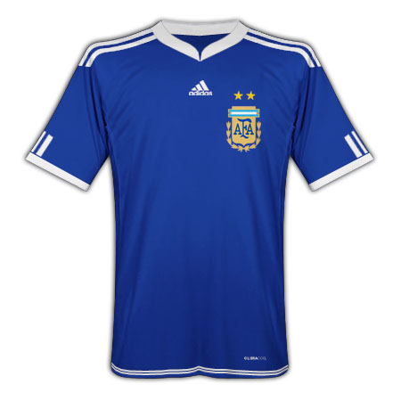 National teams Adidas 2010-11 Argentina World Cup Away Shirt - Kids