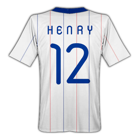 National teams Adidas 2010-11 France World Cup Away (Henry 12)