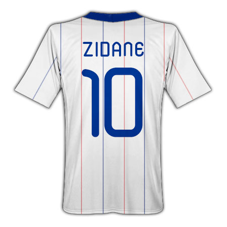 Adidas 2010-11 France World Cup Away (Zidane 10)