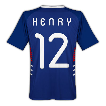 Adidas 2010-11 France World Cup home (Henry 12)