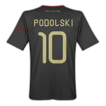National teams Adidas 2010-11 Germany World Cup Away Shirt (Podolski 10)