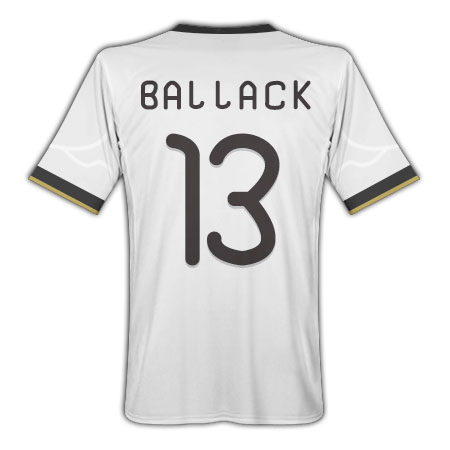 Adidas 2010-11 Germany World Cup Home (Ballack 13)