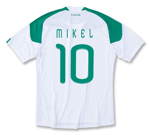 National teams Adidas 2010-11 Nigeria World Cup Away (Mikel 10)