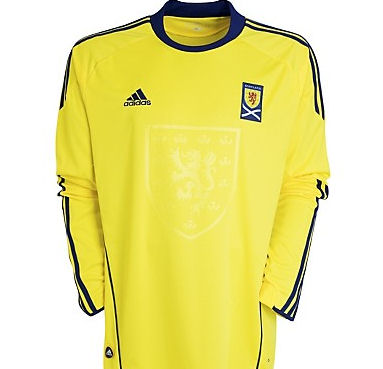 National teams Adidas 2010-11 Scotland Adidas Long Sleeve Away Shirt