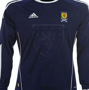 National teams Adidas 2010-11 Scotland Adidas Long Sleeve Home Shirt