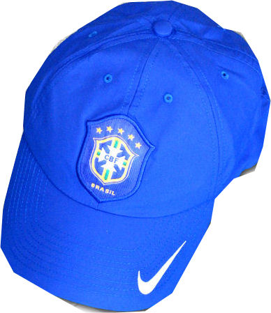 Official 08-09 Brazil Baseball Cap. Official Nike item of the Brazilian national team.