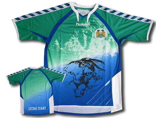 National teams Hummel 2010-11 Sierra Leone Home Hummel Football Shirt