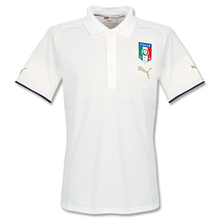 National teams Nike 08-09 Italy Polo Shirt (white)