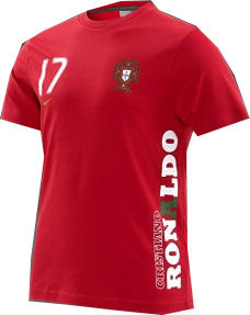 Nike 08-09 Portugal C.Ronaldo T-Shirt (red) - Kids