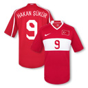 National teams Nike 08-09 Turkey home (Hakan Suker 9)