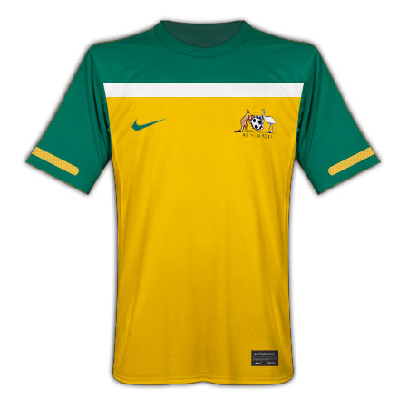 Nike 2010-11 Australia Nike World Cup Home Shirt