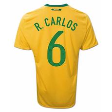 Nike 2010-11 Brazil World Cup Home (R.Carlos 6)