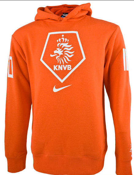 Nike 2010-11 Holland Nike Core Hooded Top (Orange)