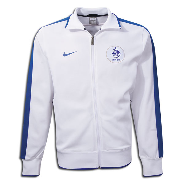 National teams Nike 2010-11 Holland Nike N98 Track Jacket (White)