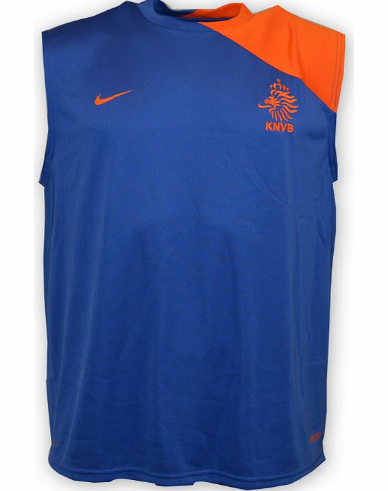 National teams Nike 2010-11 Holland Sleeveless Jersey (Blue)