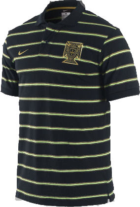 National teams Nike 2010-11 Portugal Nike Authentic Polo Shirt (Black)