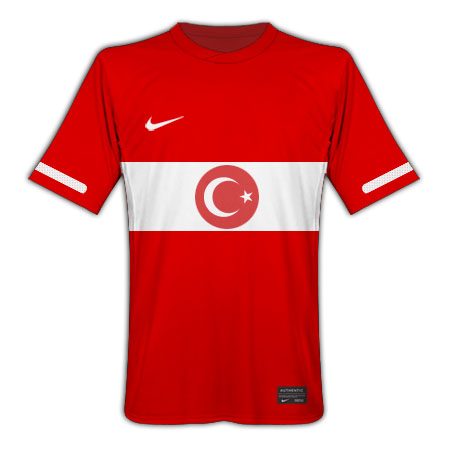 Nike 2010-11 Turkey Nike Home Shirt